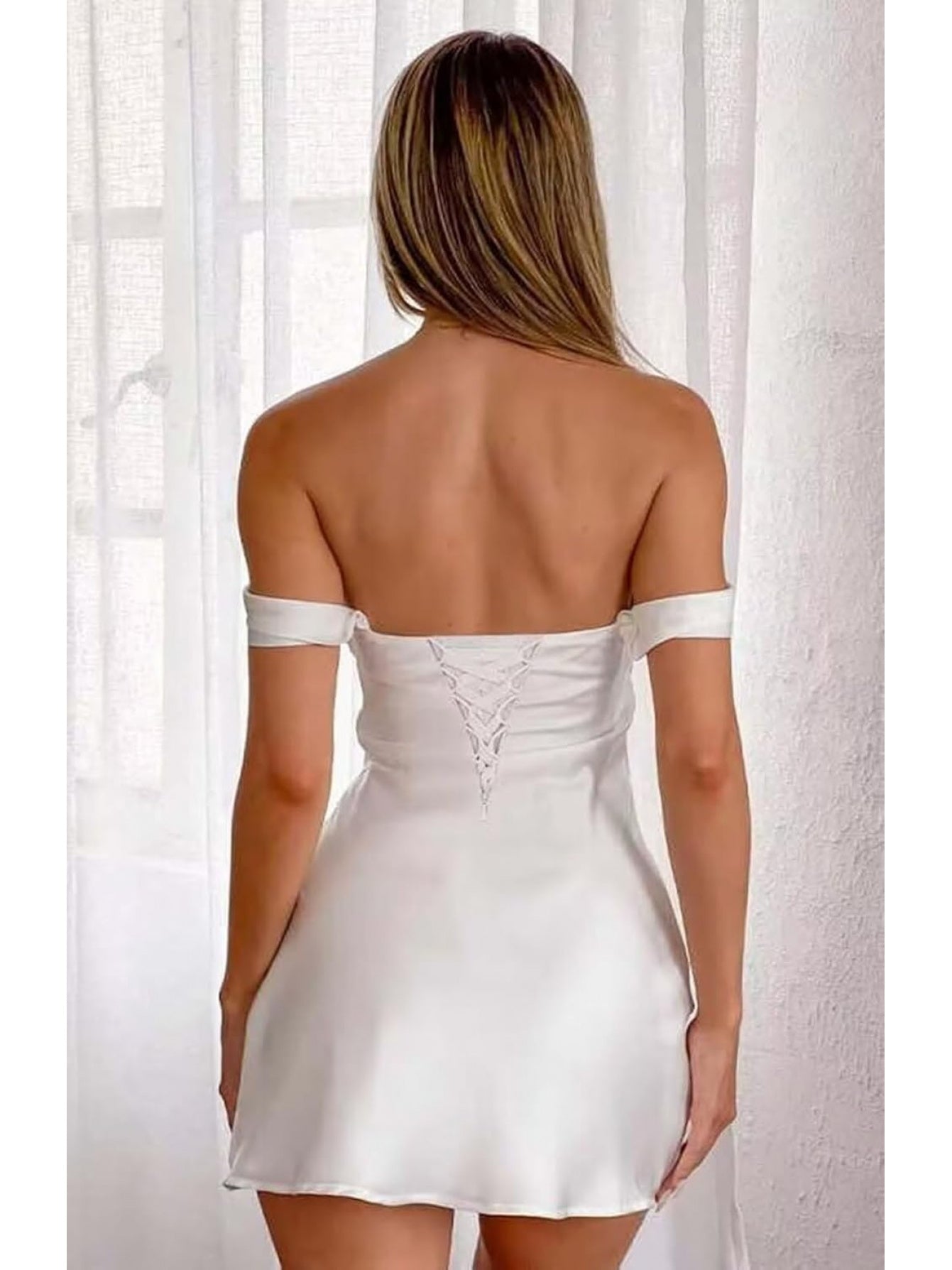 One-Shoulder Satin Homecoming Dress – Short Mini Cocktail Gown by BUCHUCA