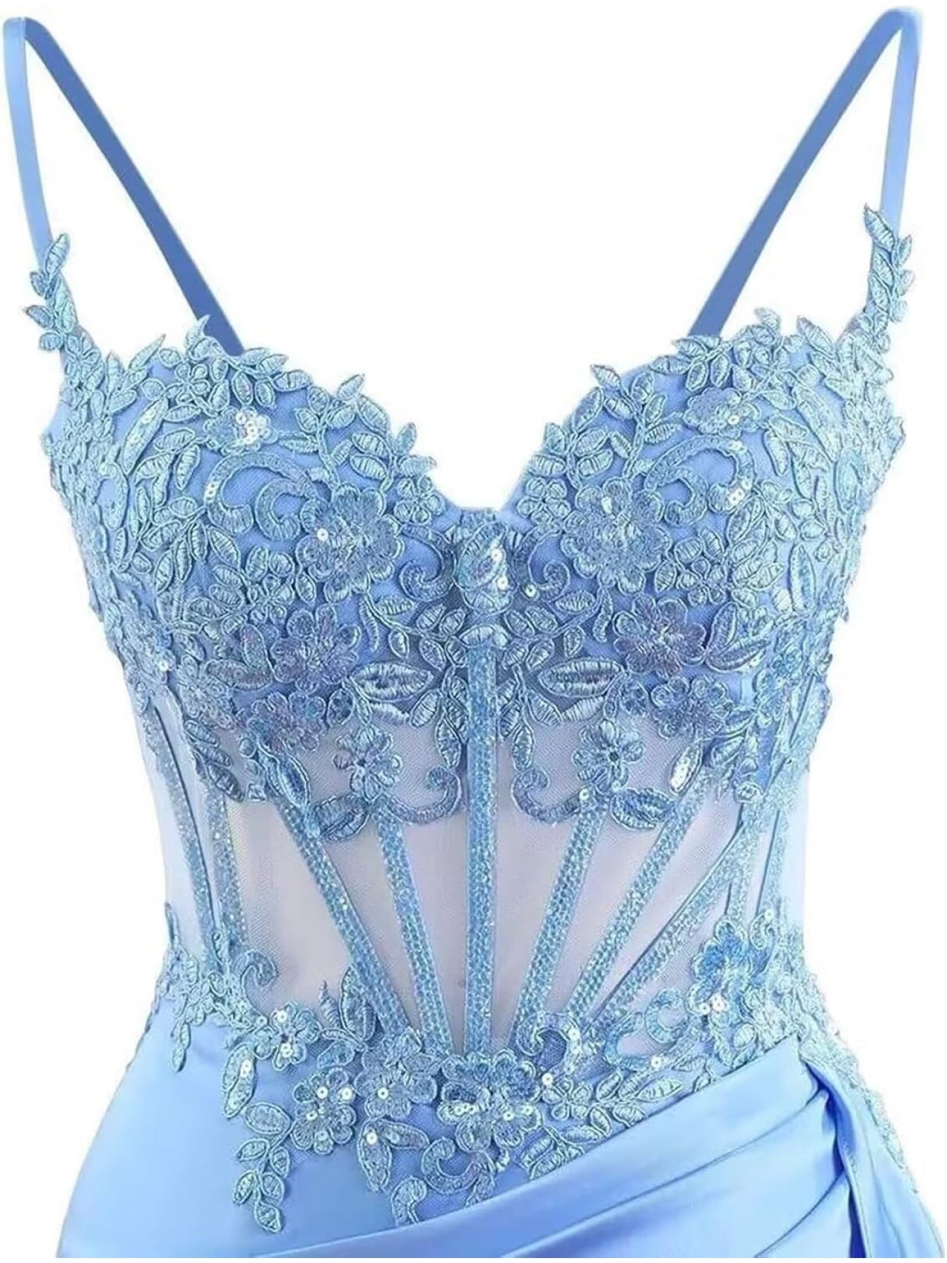 BUCHUCA Teen Homecoming Dress – Lace Applique Corset Satin Mini Cocktail Dress