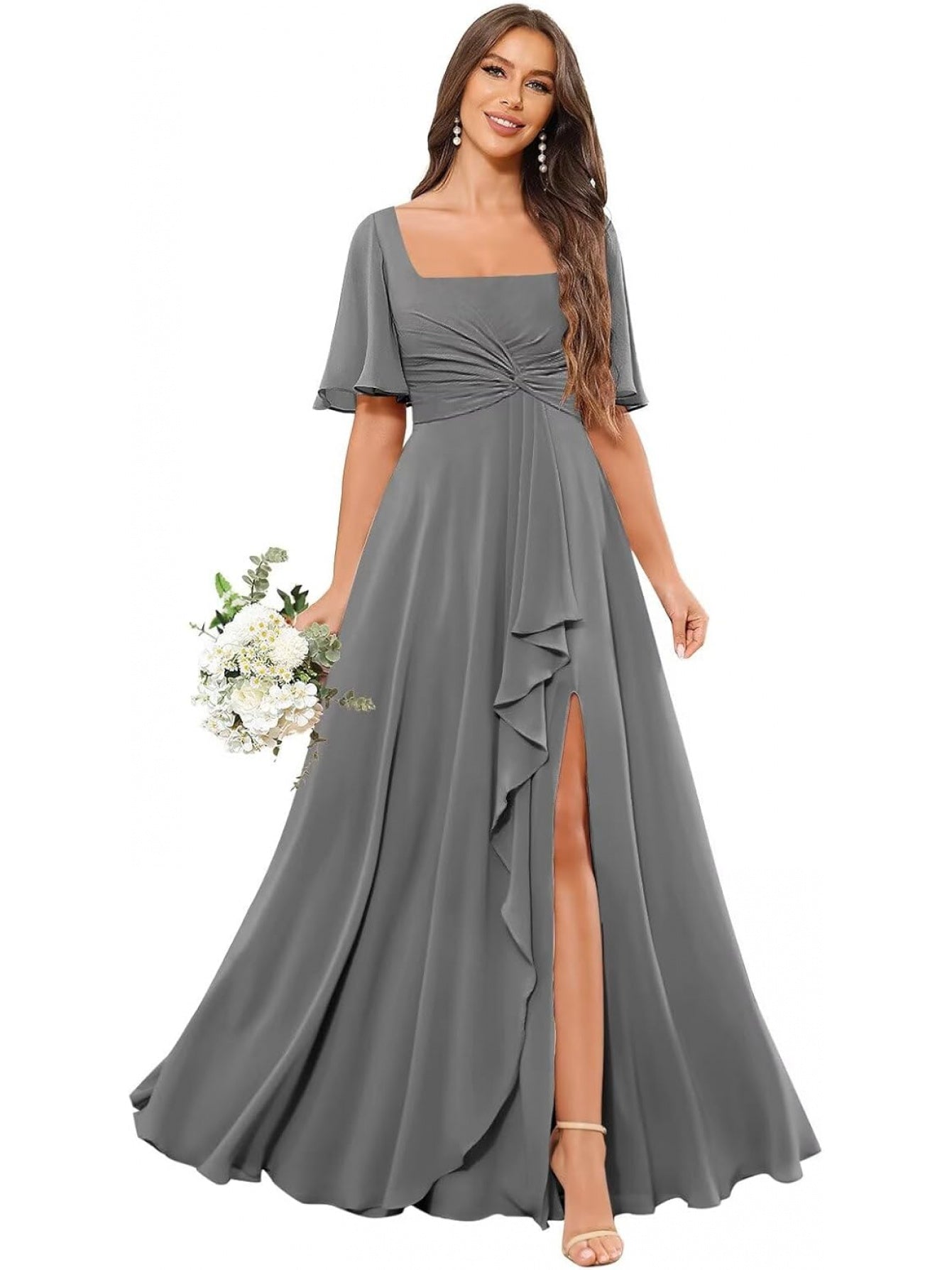 BUCHUCA Celeste Grace Chiffon Gown