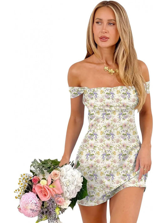 One-Shoulder Satin Homecoming Dress – Short Mini Cocktail Gown by BUCHUCA