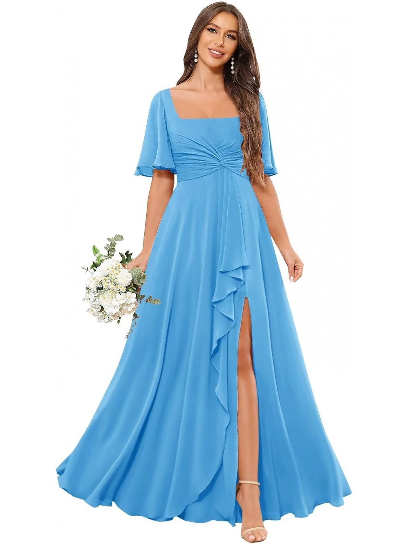 BUCHUCA Celeste Grace Chiffon Gown