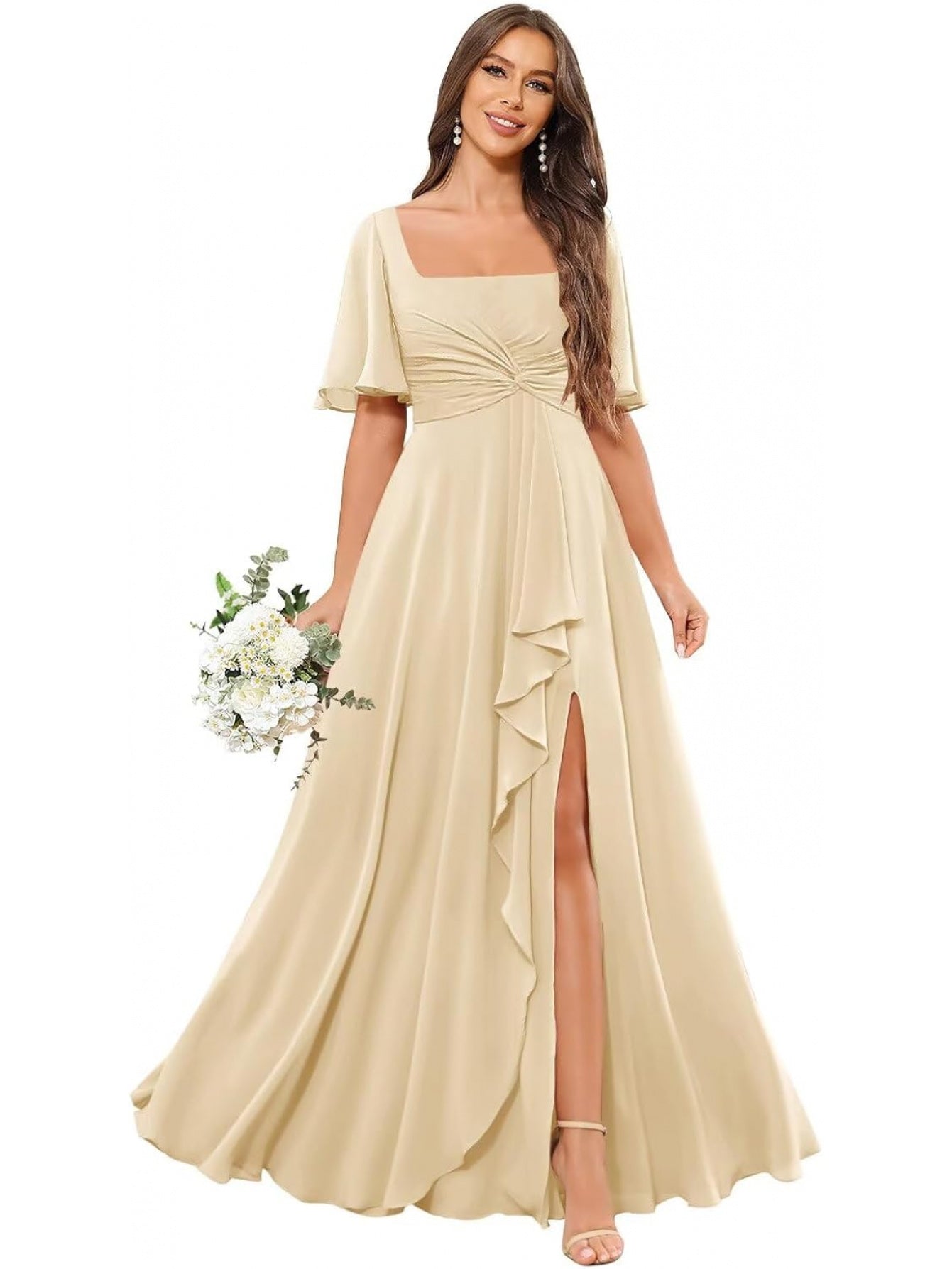 BUCHUCA Celeste Grace Chiffon Gown
