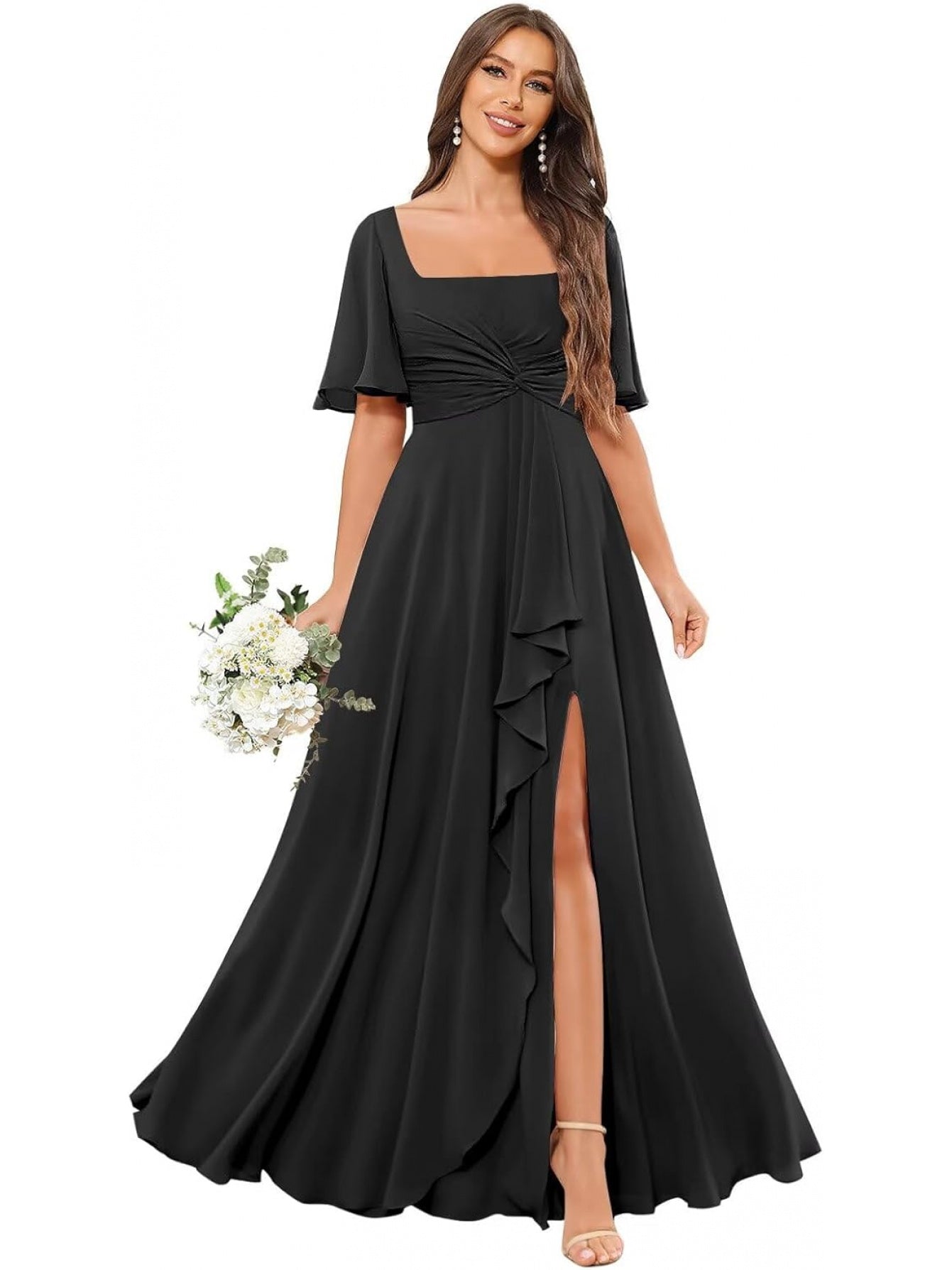 BUCHUCA Celeste Grace Chiffon Gown