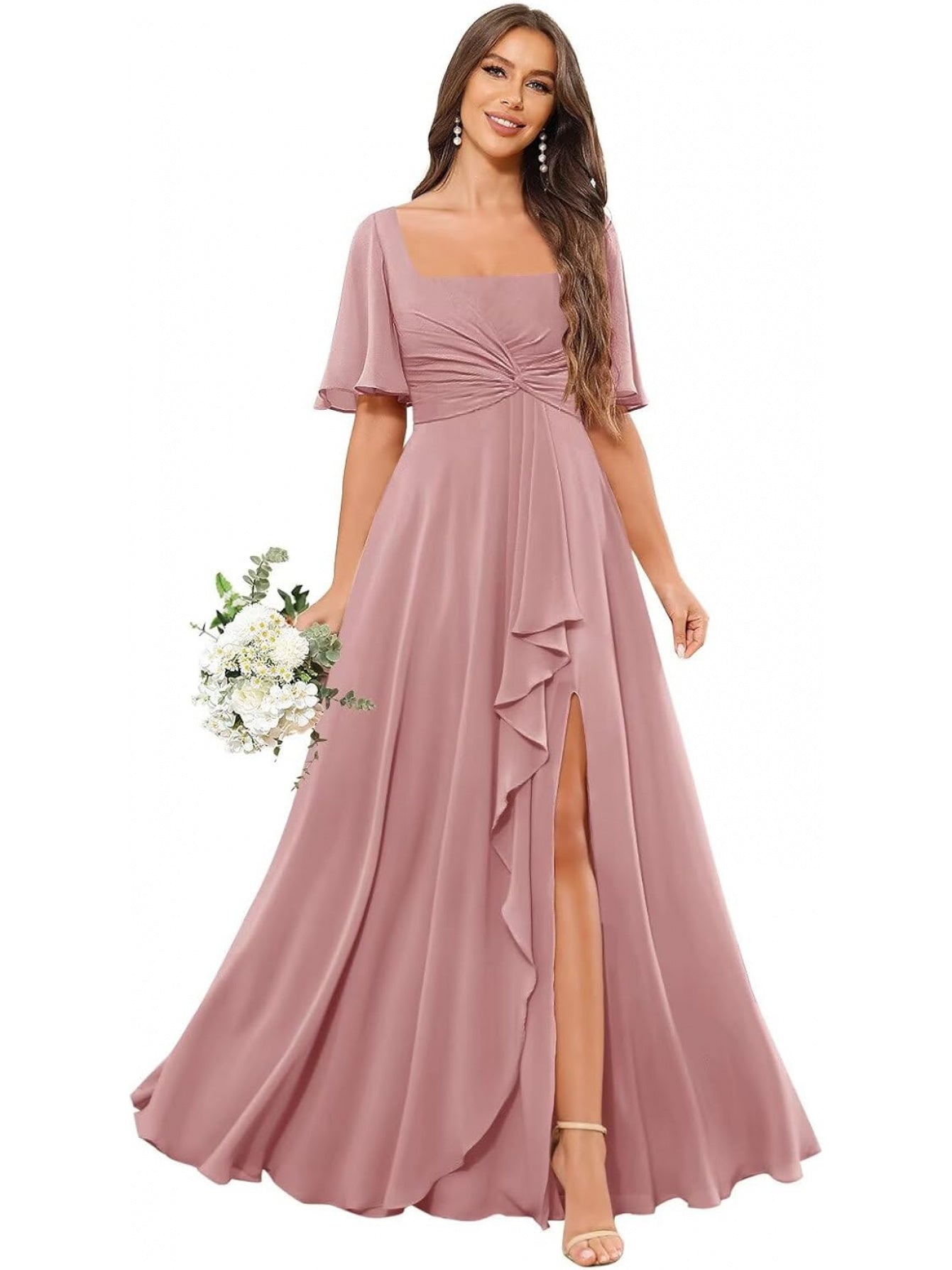 BUCHUCA Celeste Grace Chiffon Gown