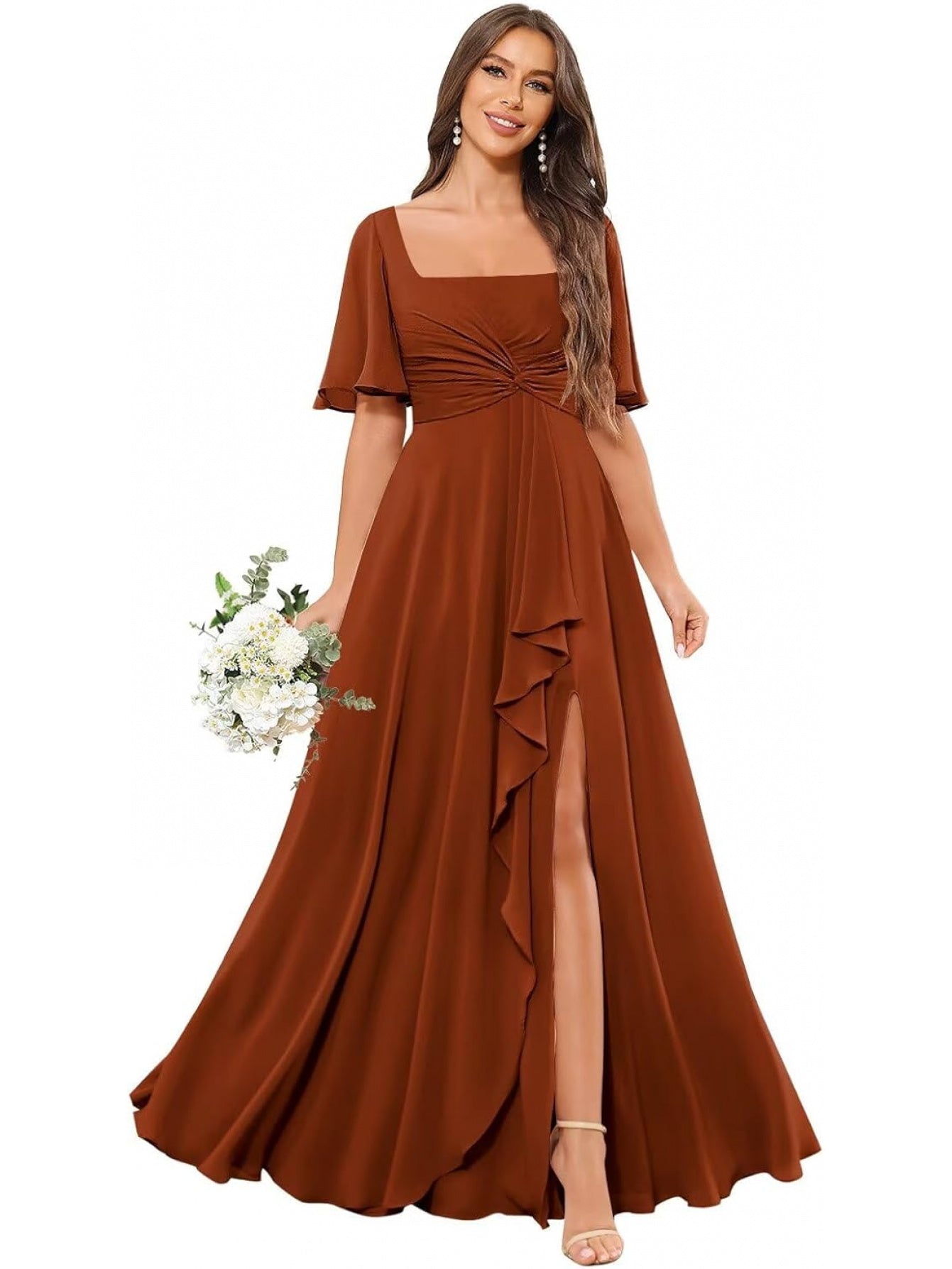 BUCHUCA Celeste Grace Chiffon Gown