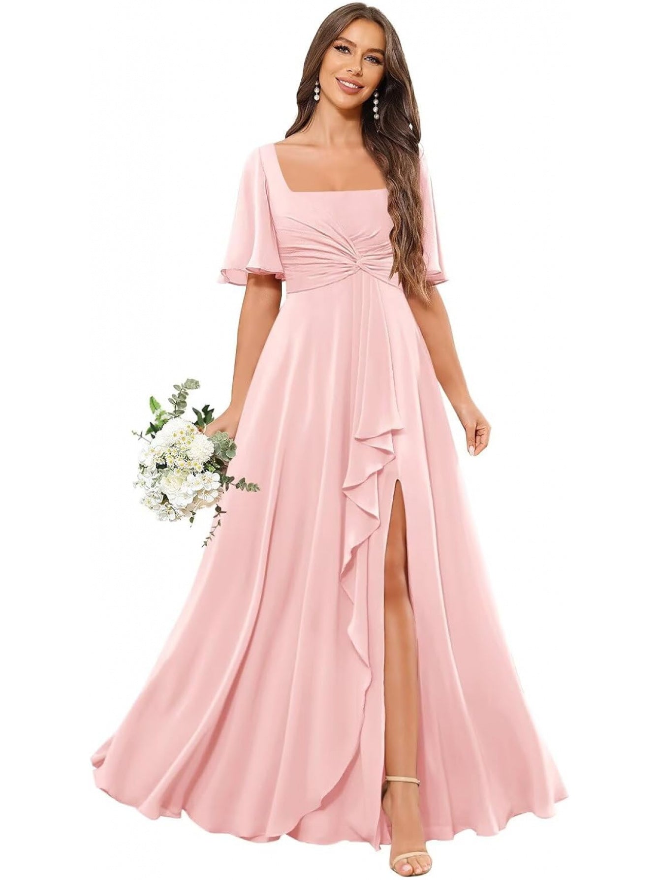 BUCHUCA Celeste Grace Chiffon Gown